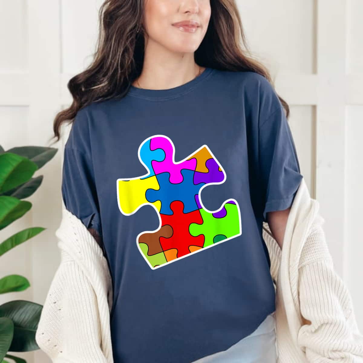Autism Awareness Puzzle Piece T-Shirt Autism Awareness Puzzle Piece T-Shirt