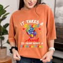 It Takes A Special Aunt To Hear What A Child Can't Say Autism Awareness T-Shirt It Takes A Special Aunt To Hear What A Child Can't Say Autism Awareness T-Shirt