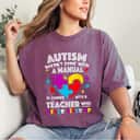 Teacher Autism Doesn't Come With A Manual Autism Awareness T-Shirt