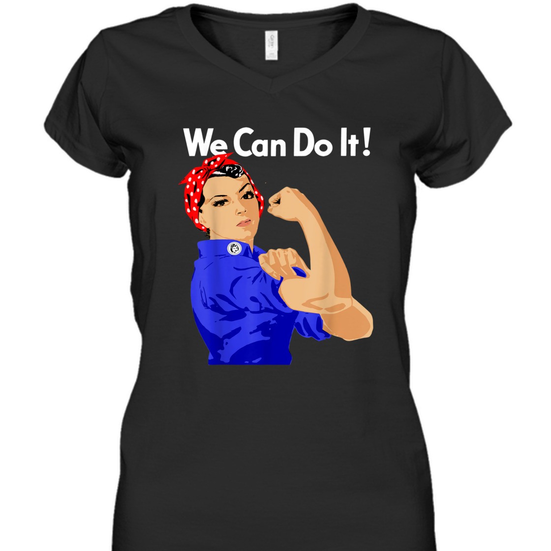 Strong Women Rosie The Riveter We Can Do It Vintage Funny Feminist T-Shirt Strong Women Rosie The Riveter We Can Do It Vintage Funny Feminist T-Shirt