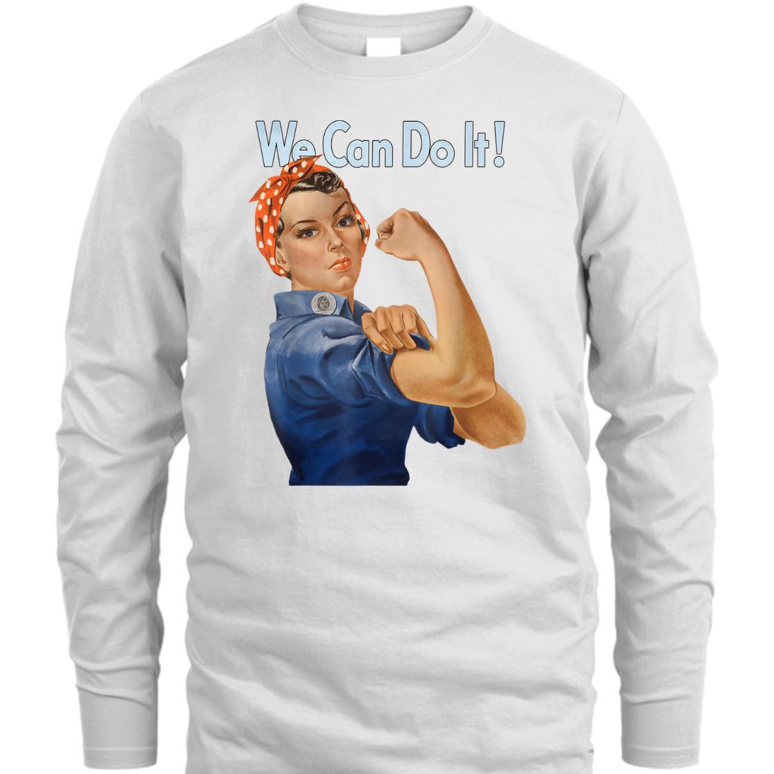 Strong Women We Can Do It Rosie The Riveter Feminist Retro T-Shirt Strong Women We Can Do It Rosie The Riveter Feminist Retro T-Shirt