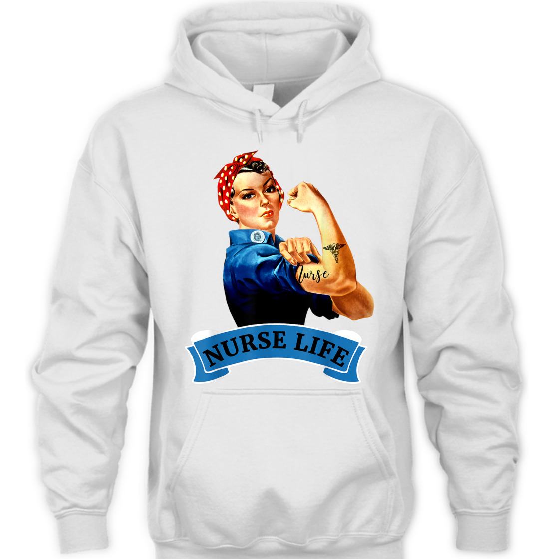 Strong Women Rosie The Riveter Vintage Retro Nurse Life Appreciation Feminist T-Shirt Strong Women Rosie The Riveter Vintage Retro Nurse Life Appreciation Feminist T-Shirt