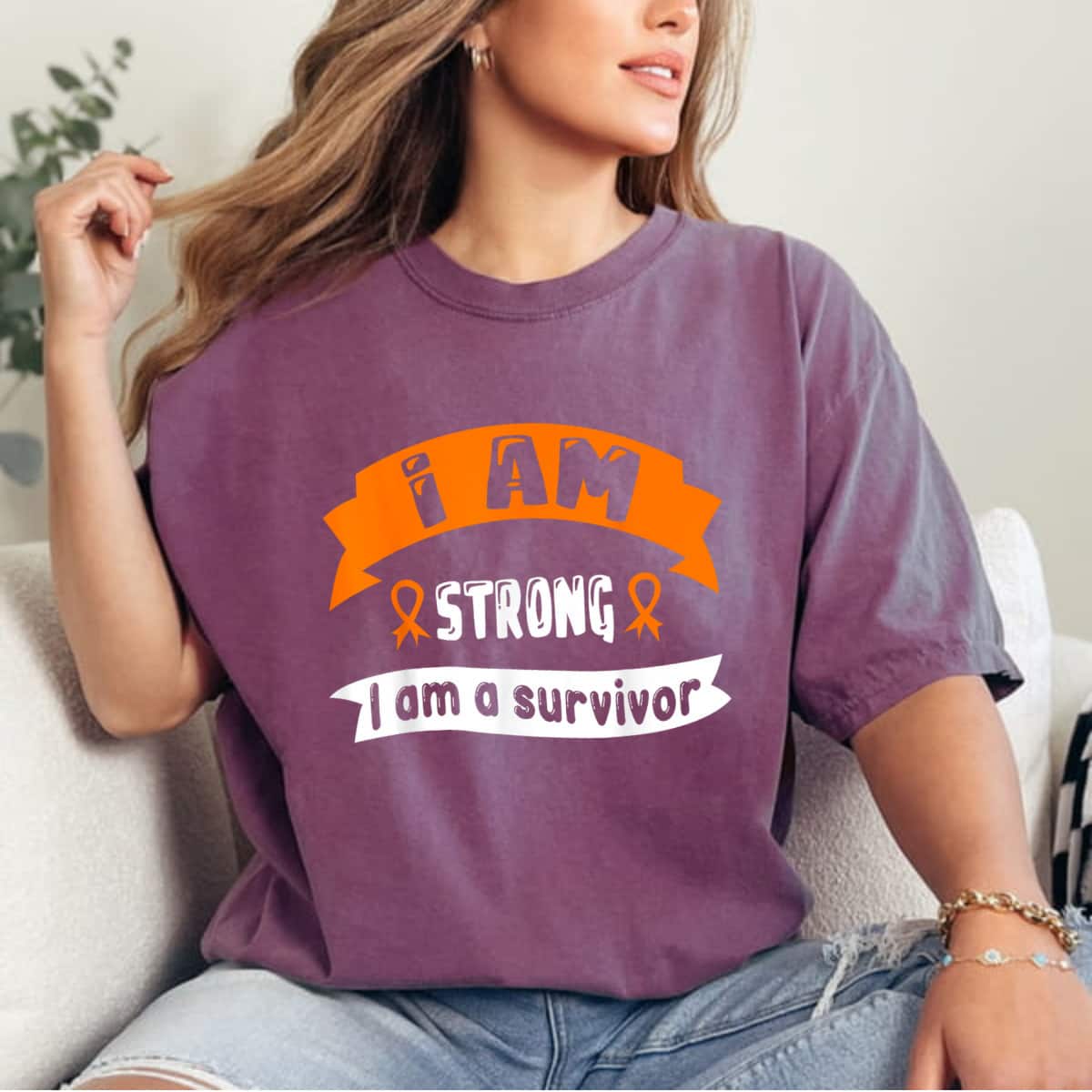 I Am Strong I Am A Survivor Gifts T-Shirt I Am Strong I Am A Survivor Gifts T-Shirt