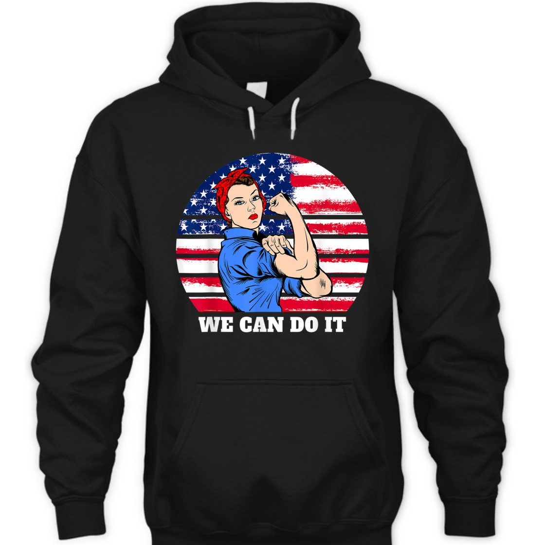 Strong Women Feminist Rosie The Riveter Patriotic T-Shirt Strong Women Feminist Rosie The Riveter Patriotic T-Shirt