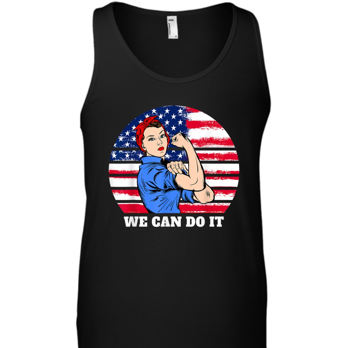 Strong Women Feminist Rosie The Riveter Patriotic T-Shirt Strong Women Feminist Rosie The Riveter Patriotic T-Shirt