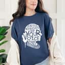 RBG Speak Your Mind Even If Your Voice Shakes Inspiration Quotes T-Shirt RBG Speak Your Mind Even If Your Voice Shakes Inspiration Quotes T-Shirt
