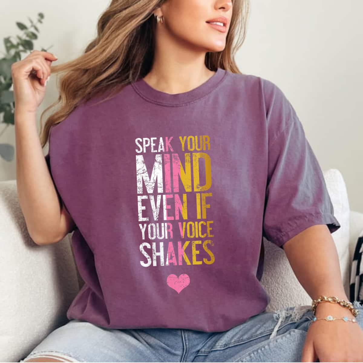 Feminist Speak Your Mind Even If Your Voice Shakes RBG T-Shirt Feminist Speak Your Mind Even If Your Voice Shakes RBG T-Shirt