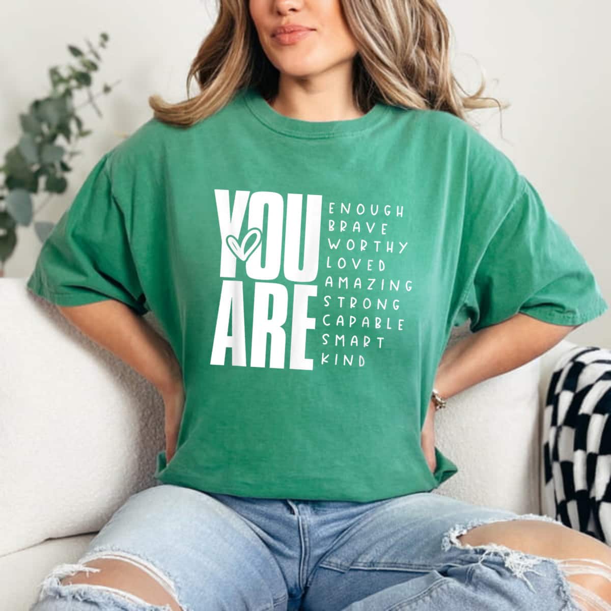 You Are Enough Brave Worthy Amazing Strong Amazing Cool Quotes T-Shirt You Are Enough Brave Worthy Amazing Strong Amazing Cool Quotes T-Shirt