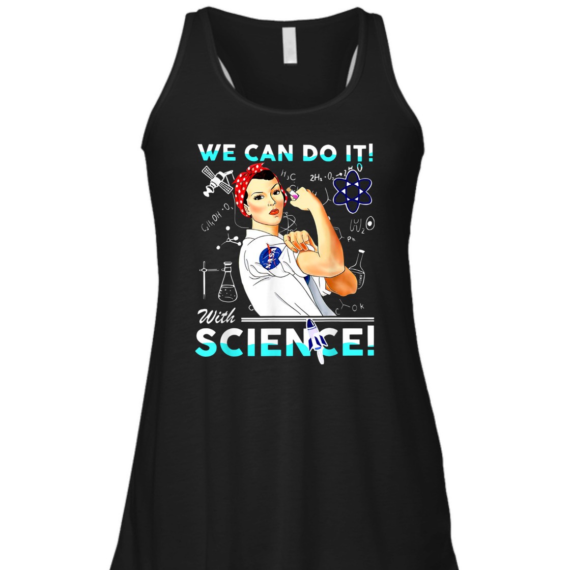 Strong Women We Can Do It With Science Feminist T-Shirt Strong Women We Can Do It With Science Feminist T-Shirt