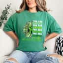 Green Sunflower You're Worthy You're Loved Mental Health Awareness T-Shirt