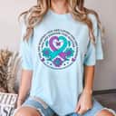 Ribbon Flowers You Are Worthy Loved Needed Enough Matter Suicide Prevention T-Shirt