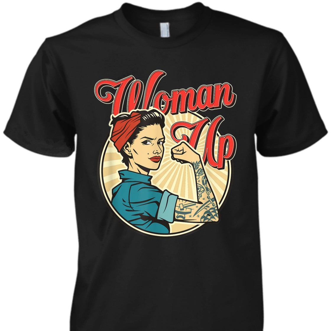 Strong Women Rosie The Riveter Female Feminist Empowerment T-Shirt Strong Women Rosie The Riveter Female Feminist Empowerment T-Shirt