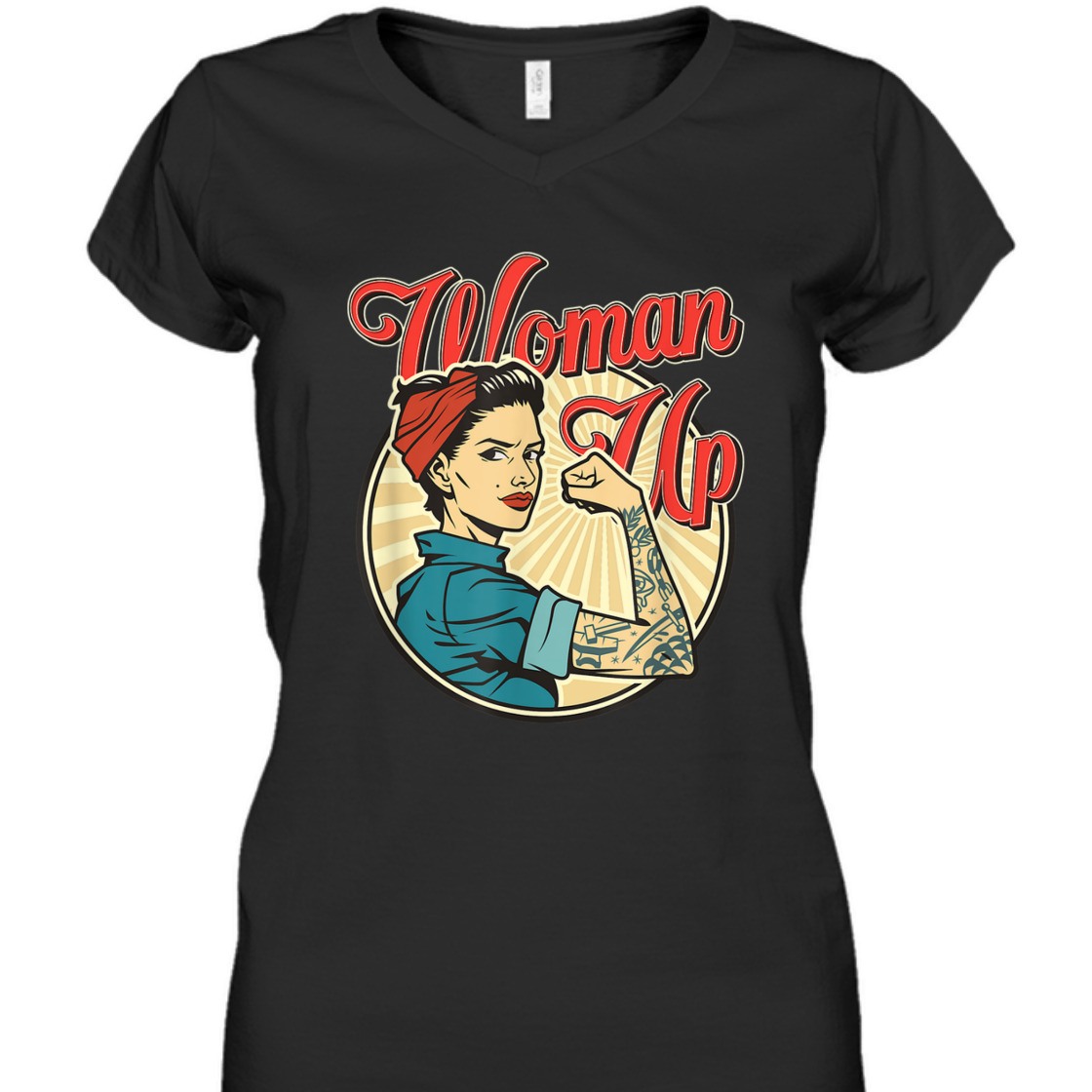 Strong Women Rosie The Riveter Female Feminist Empowerment T-Shirt Strong Women Rosie The Riveter Female Feminist Empowerment T-Shirt