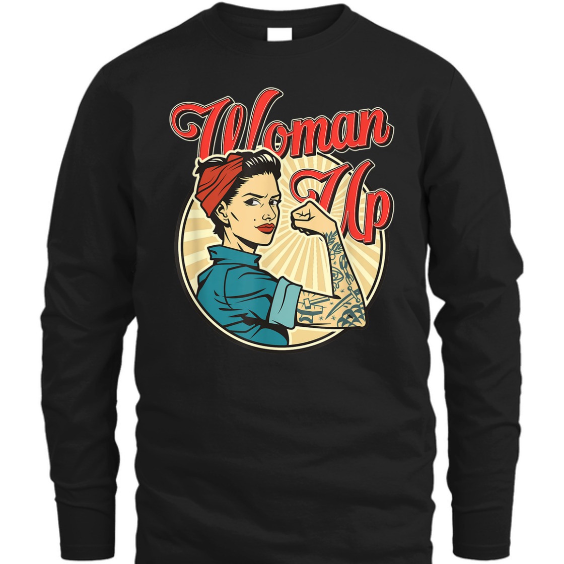 Strong Women Rosie The Riveter Female Feminist Empowerment T-Shirt Strong Women Rosie The Riveter Female Feminist Empowerment T-Shirt