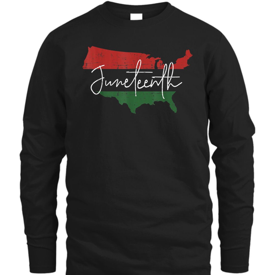 Strong Women American Map With Pan African Flag For Juneteenth Since 1865 T-Shirt Strong Women American Map With Pan African Flag For Juneteenth Since 1865 T-Shirt