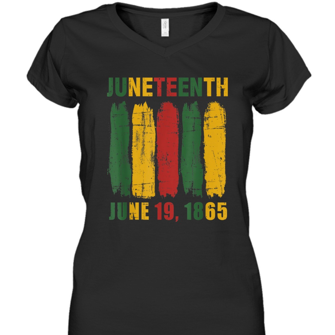 Strong Women Juneteenth African Flag For Black History Pride Since 1865 T-Shirt Strong Women Juneteenth African Flag For Black History Pride Since 1865 T-Shirt