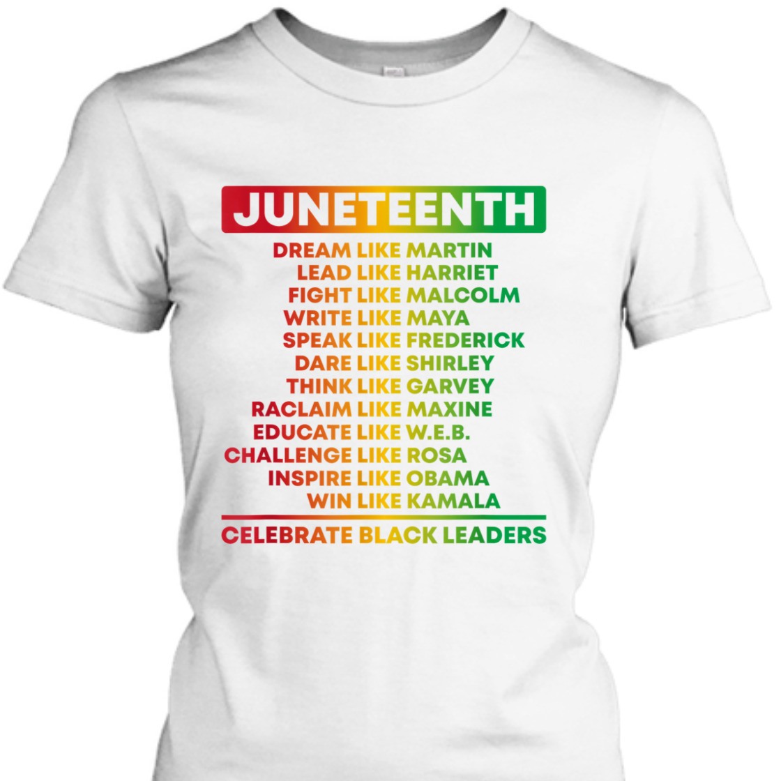 Strong Women Juneteenth Celebrate Black Leaders African American History T-Shirt Strong Women Juneteenth Celebrate Black Leaders African American History T-Shirt