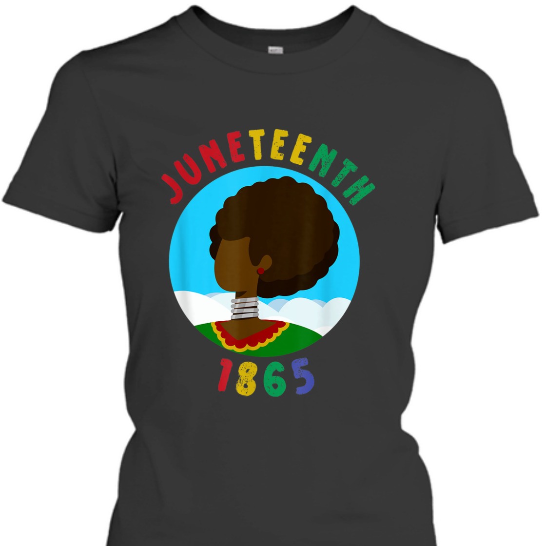 Strong Women Melanin Ancestors And 1865 Black History - Juneteenth T-Shirt Strong Women Melanin Ancestors And 1865 Black History - Juneteenth T-Shirt