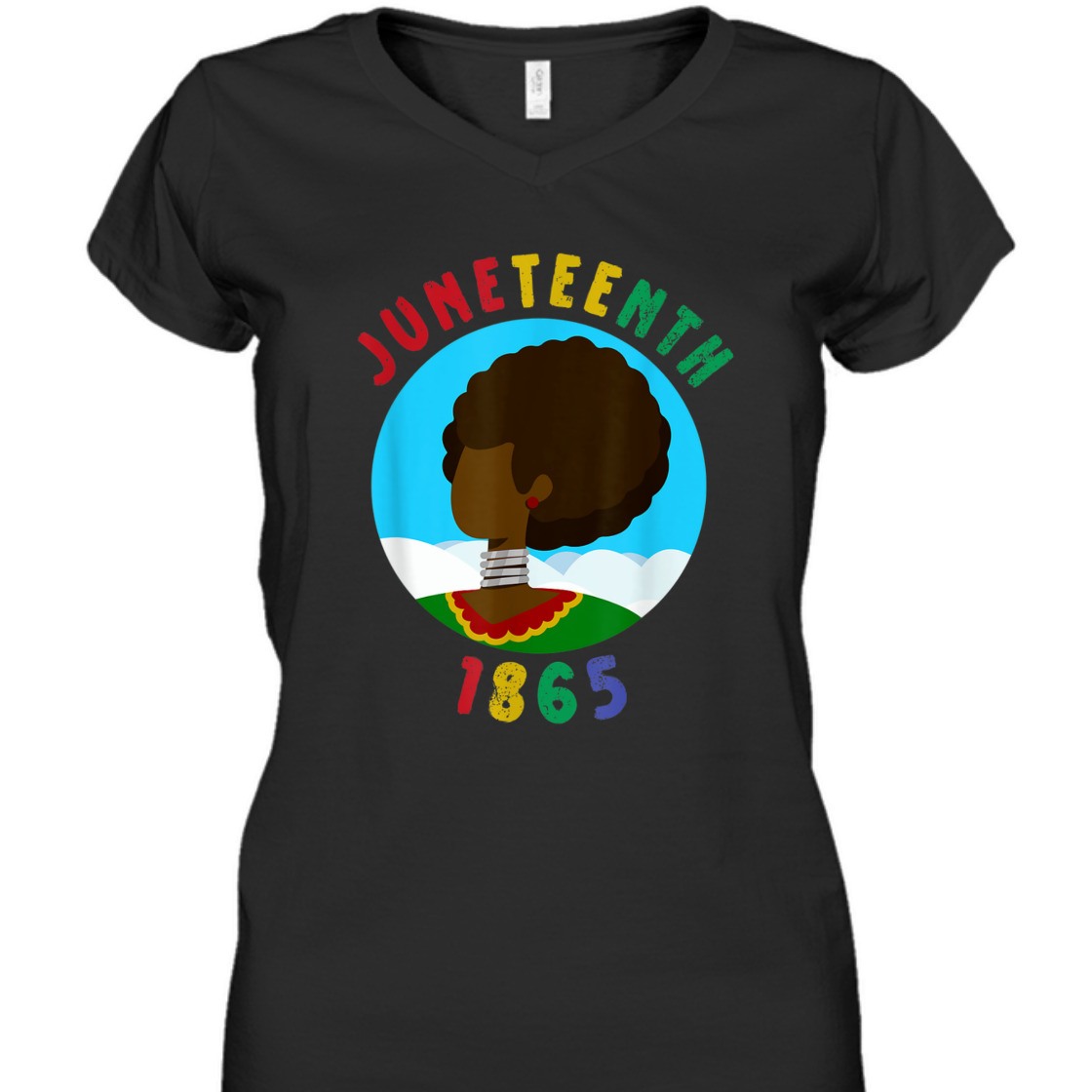 Strong Women Melanin Ancestors And 1865 Black History - Juneteenth T-Shirt Strong Women Melanin Ancestors And 1865 Black History - Juneteenth T-Shirt