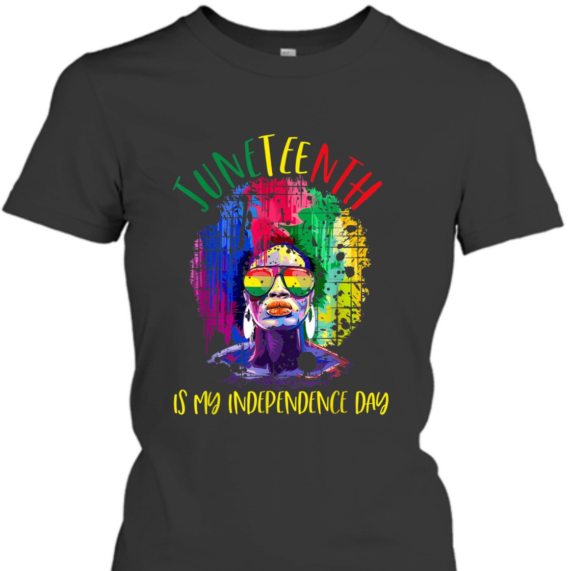 Strong Women Juneteenth Freedom Day African American June 19th 1865 T-Shirt Strong Women Juneteenth Freedom Day African American June 19th 1865 T-Shirt