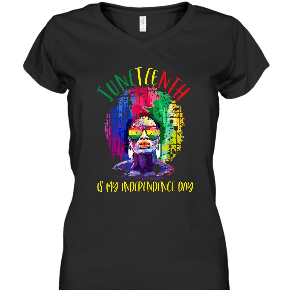 Strong Women Juneteenth Freedom Day African American June 19th 1865 T-Shirt Strong Women Juneteenth Freedom Day African American June 19th 1865 T-Shirt