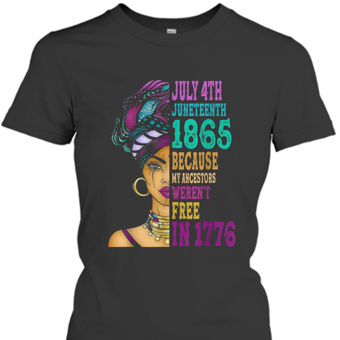 Strong Women Juneteenth Queen Melanin African American Women T-Shirt Strong Women Juneteenth Queen Melanin African American Women T-Shirt