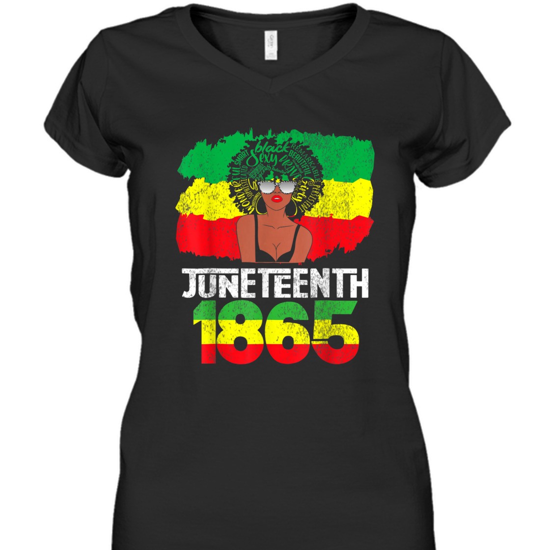 Strong Women Celebrate Juneteenth Messy Bun Black Women 1865 Juneteenth T-Shirt Strong Women Celebrate Juneteenth Messy Bun Black Women 1865 Juneteenth T-Shirt