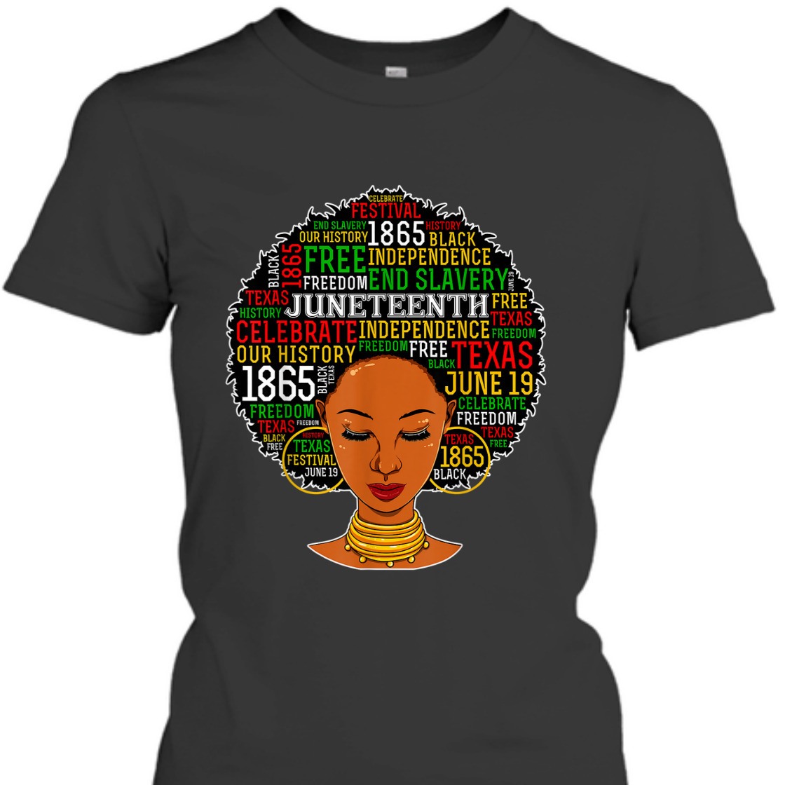 Strong Women Juneteenth Melanin Black Women T-Shirt Strong Women Juneteenth Melanin Black Women T-Shirt