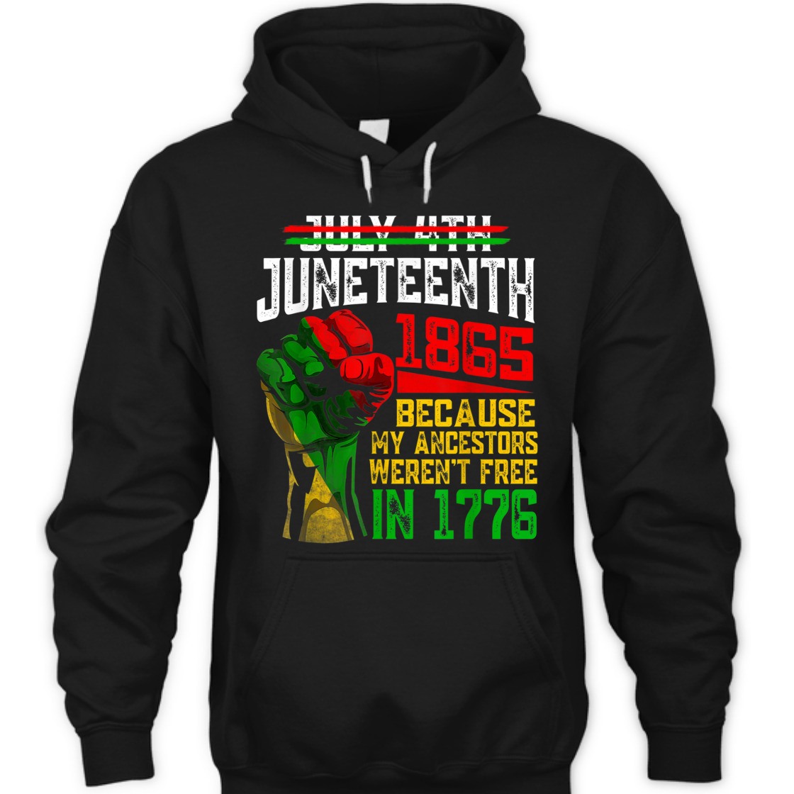 Strong Women July 4th Juneteenth 1865 Because My Ancestors T-Shirt Strong Women July 4th Juneteenth 1865 Because My Ancestors T-Shirt