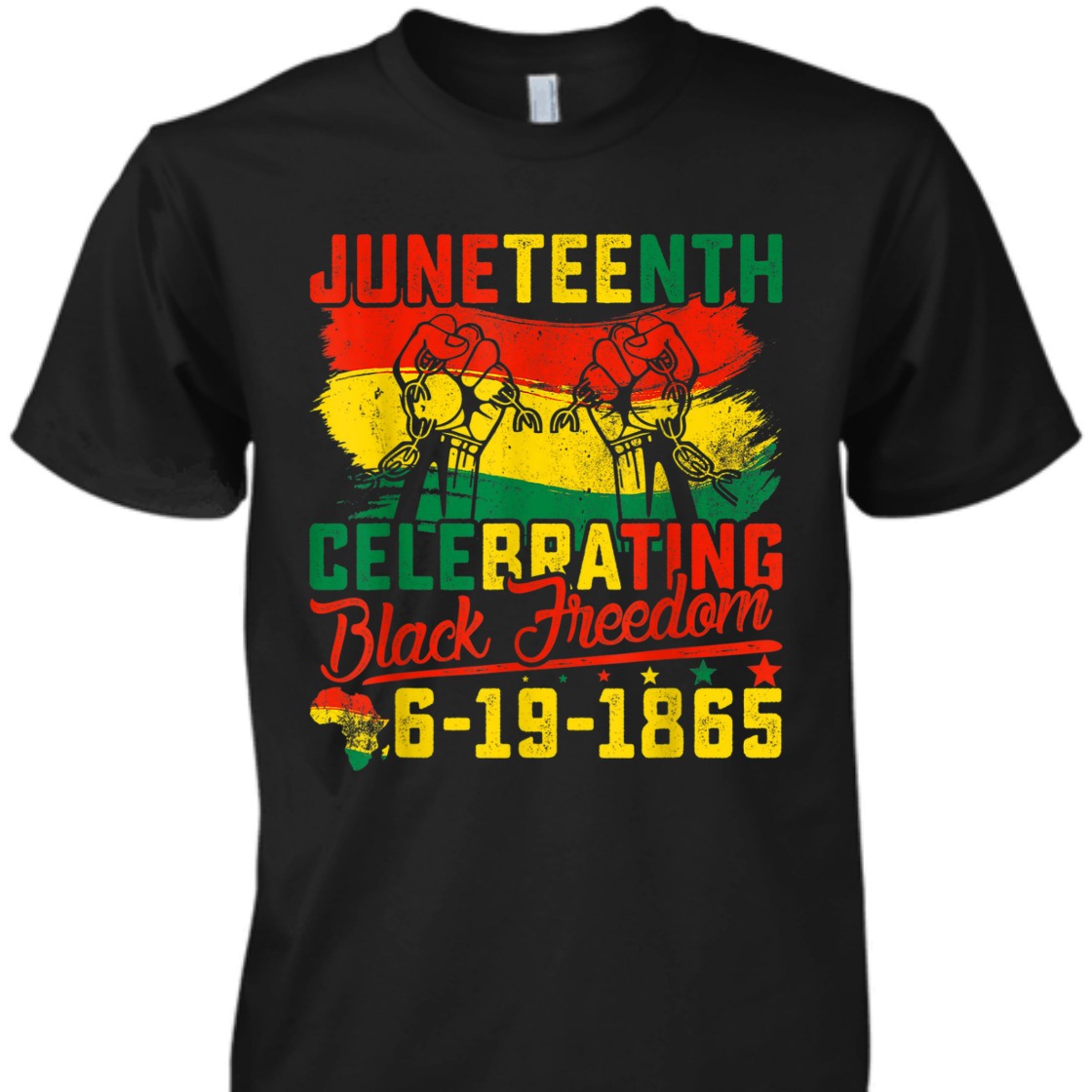 Strong Women Juneteenth Celebrating Black Freedom 1865 African American T-Shirt Strong Women Juneteenth Celebrating Black Freedom 1865 African American T-Shirt