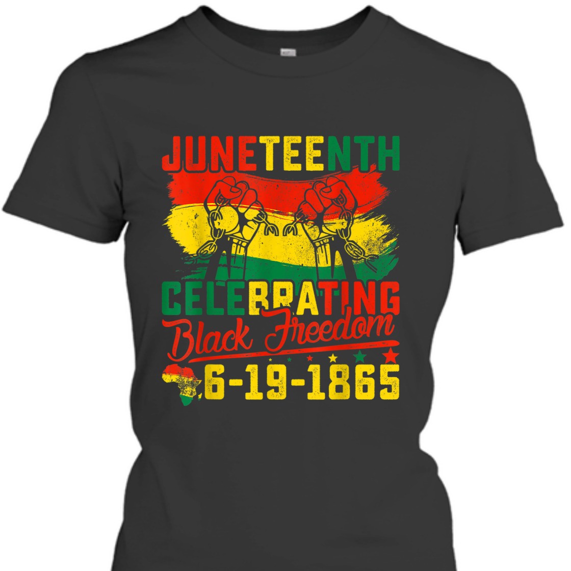 Strong Women Juneteenth Celebrating Black Freedom 1865 African American T-Shirt Strong Women Juneteenth Celebrating Black Freedom 1865 African American T-Shirt
