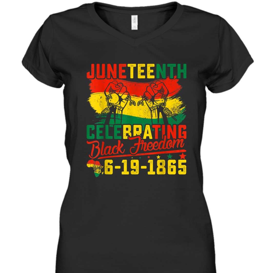 Strong Women Juneteenth Celebrating Black Freedom 1865 African American T-Shirt Strong Women Juneteenth Celebrating Black Freedom 1865 African American T-Shirt