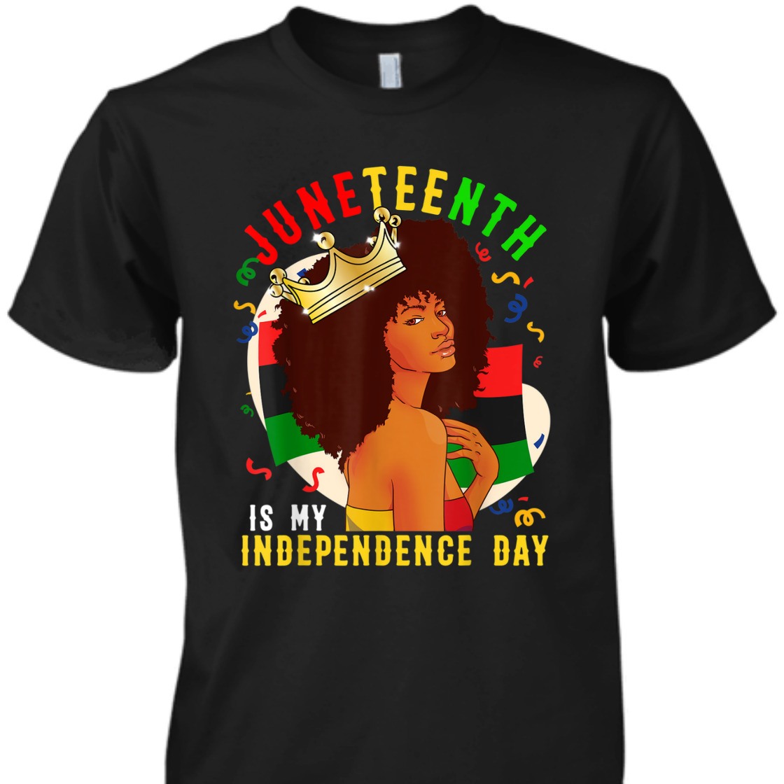 Strong Women Juneteenth Is My Independence Day Black Women T-Shirt Strong Women Juneteenth Is My Independence Day Black Women T-Shirt