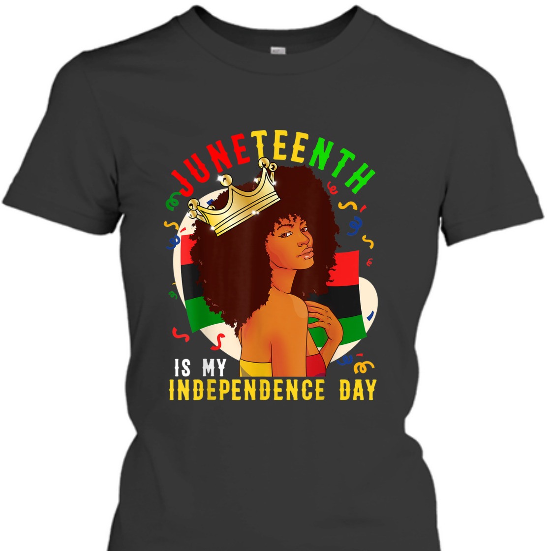 Strong Women Juneteenth Is My Independence Day Black Women T-Shirt Strong Women Juneteenth Is My Independence Day Black Women T-Shirt