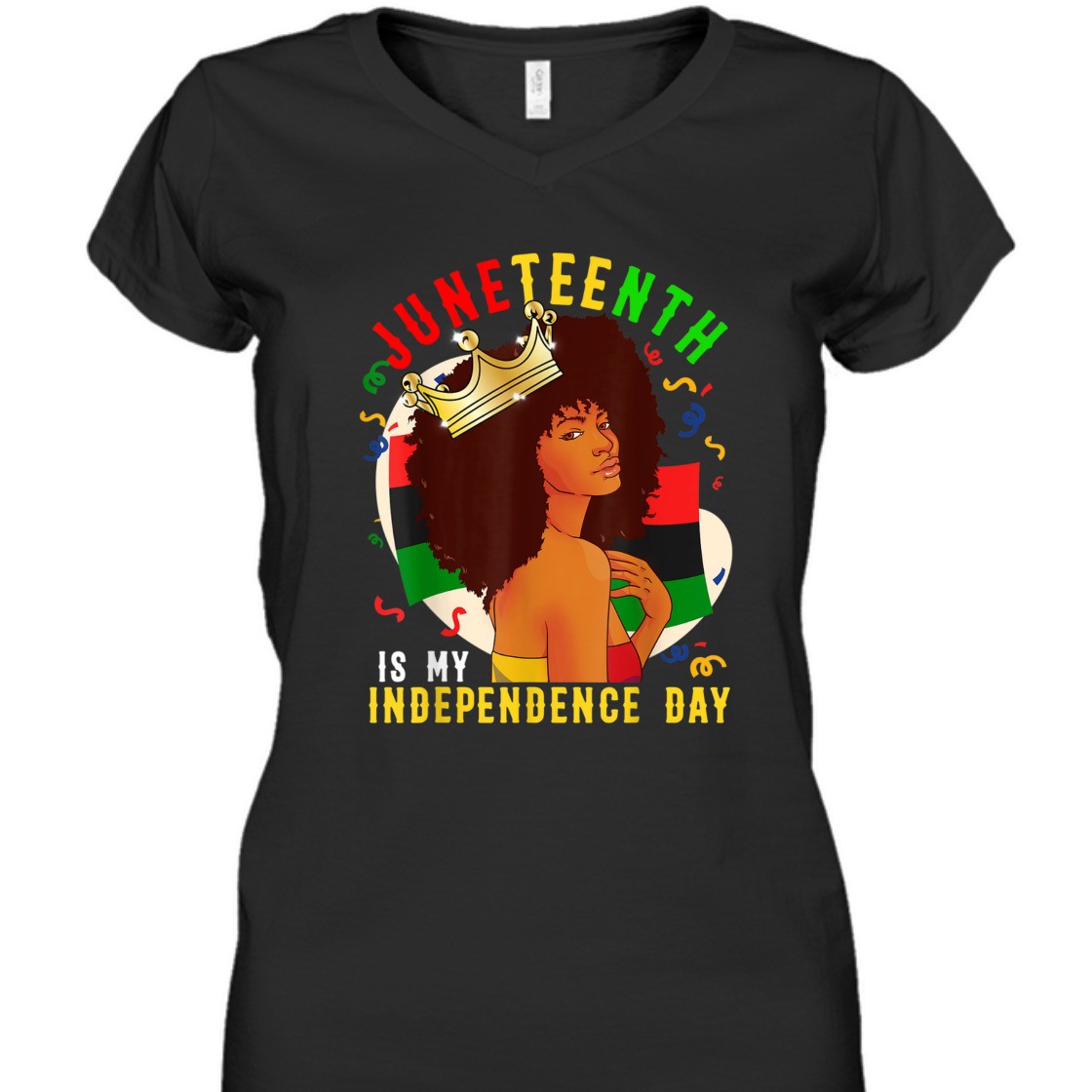 Strong Women Juneteenth Is My Independence Day Black Women T-Shirt Strong Women Juneteenth Is My Independence Day Black Women T-Shirt