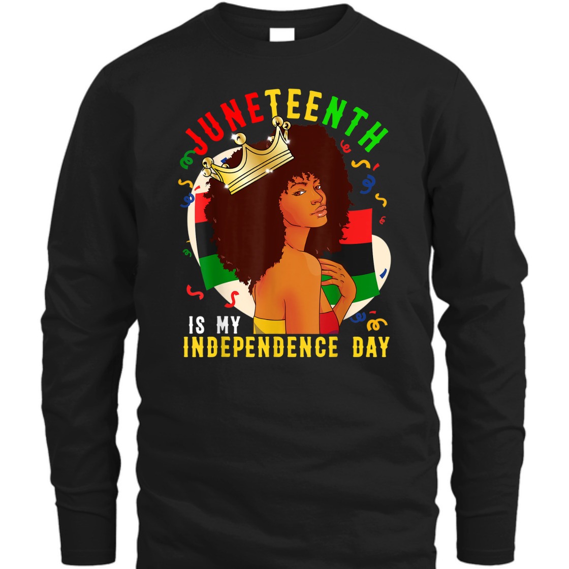 Strong Women Juneteenth Is My Independence Day Black Women T-Shirt Strong Women Juneteenth Is My Independence Day Black Women T-Shirt