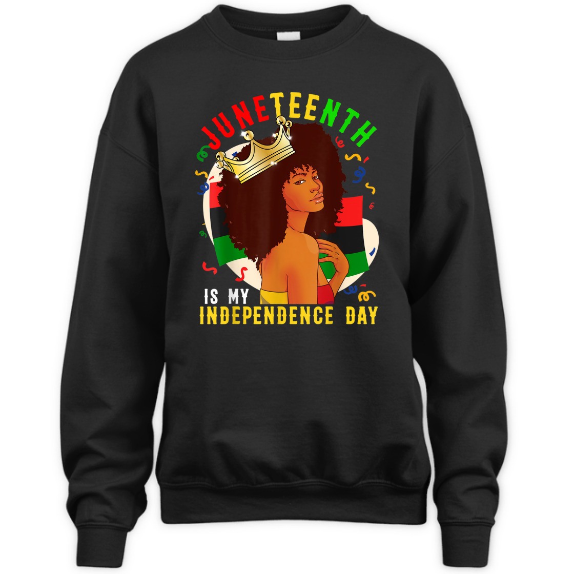 Strong Women Juneteenth Is My Independence Day Black Women T-Shirt Strong Women Juneteenth Is My Independence Day Black Women T-Shirt