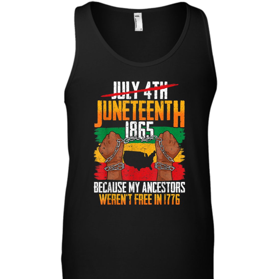 Strong Women Juneteenth Because My Ancestors Weren't Free In 1776 T-Shirt Strong Women Juneteenth Because My Ancestors Weren't Free In 1776 T-Shirt