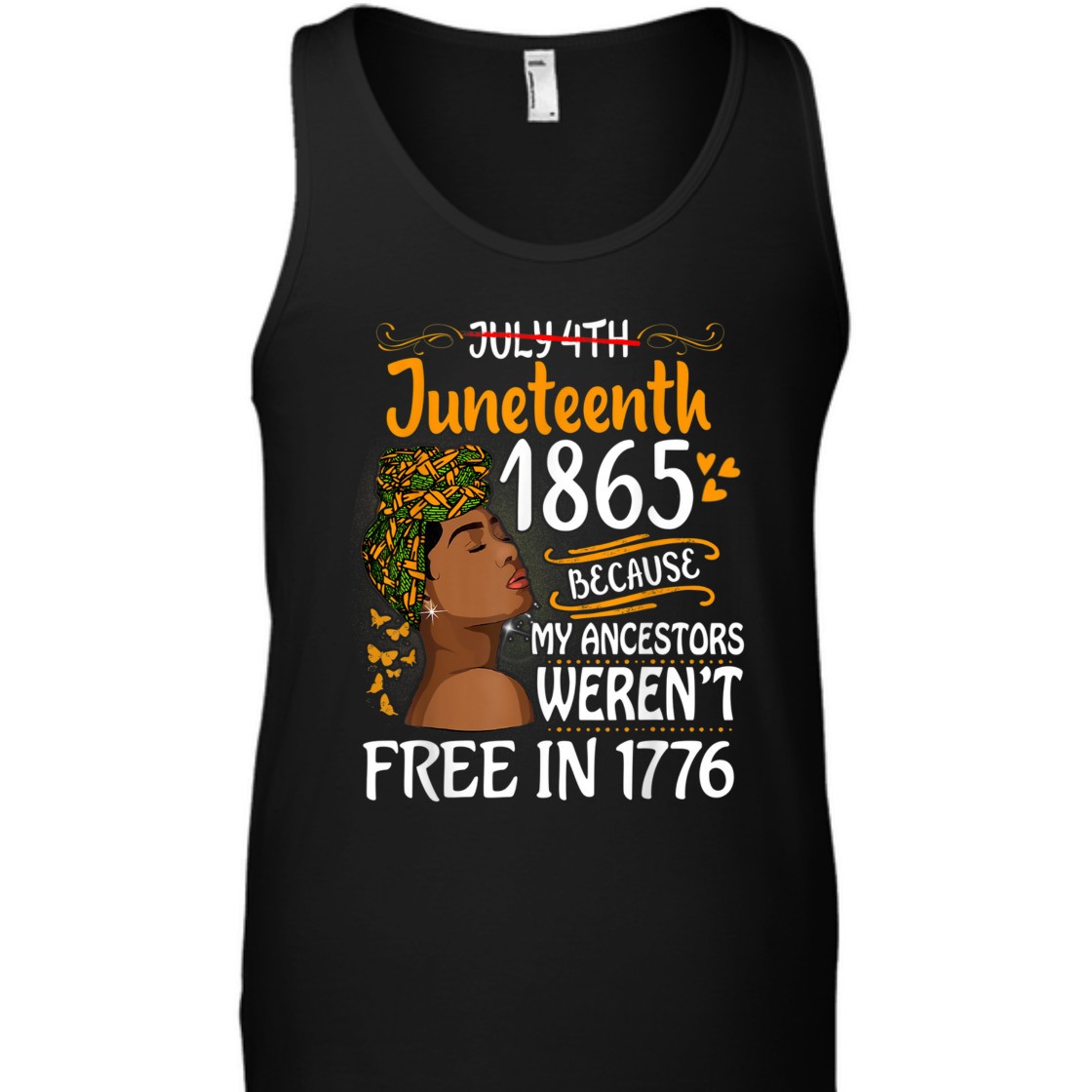 Strong Women Juneteenth Black Women Because My Ancestor Weren't Free 1776 T-Shirt Strong Women Juneteenth Black Women Because My Ancestor Weren't Free 1776 T-Shirt