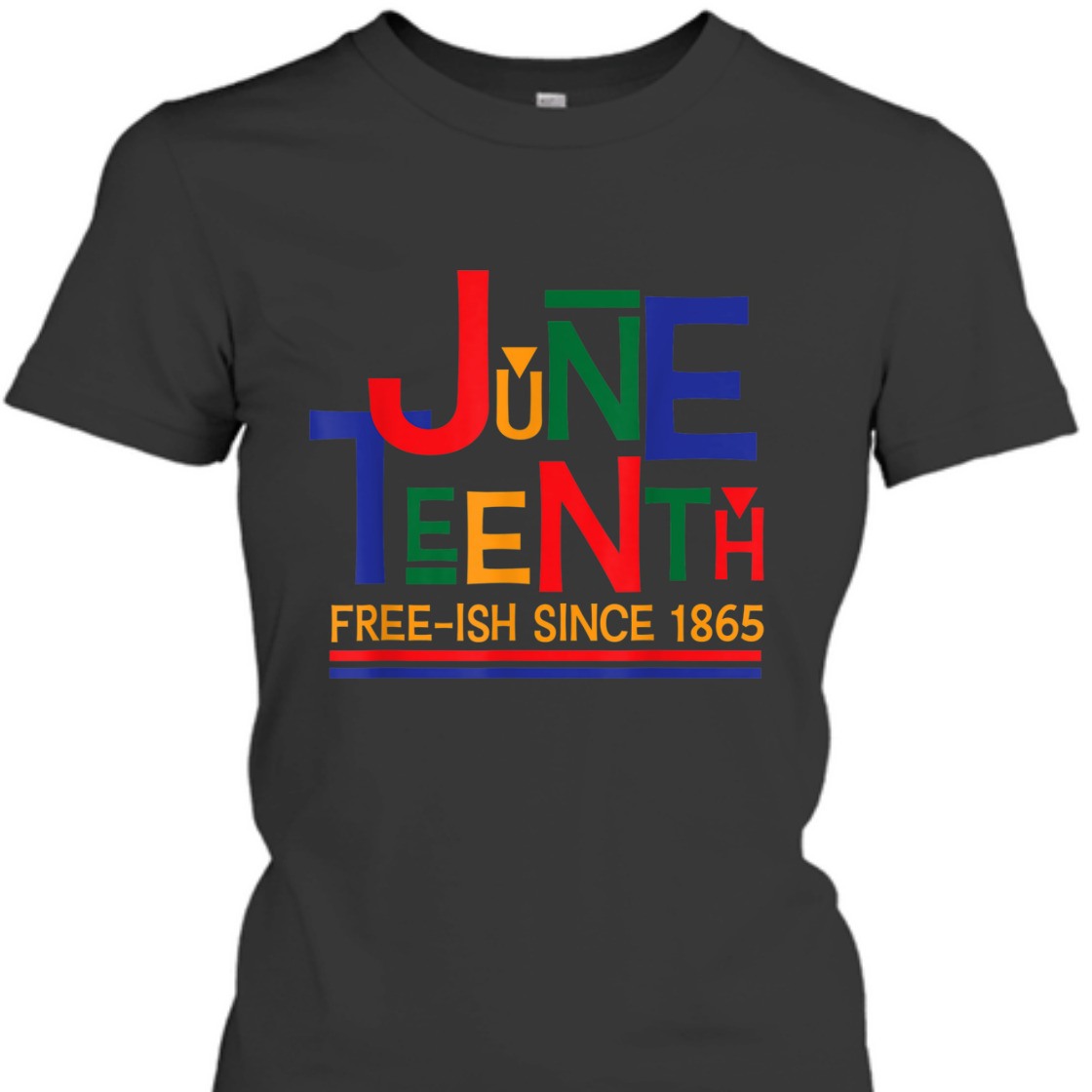 Strong Women Juneteenth Celebration Free-ish Since 1865 Retro T-Shirt Strong Women Juneteenth Celebration Free-ish Since 1865 Retro T-Shirt