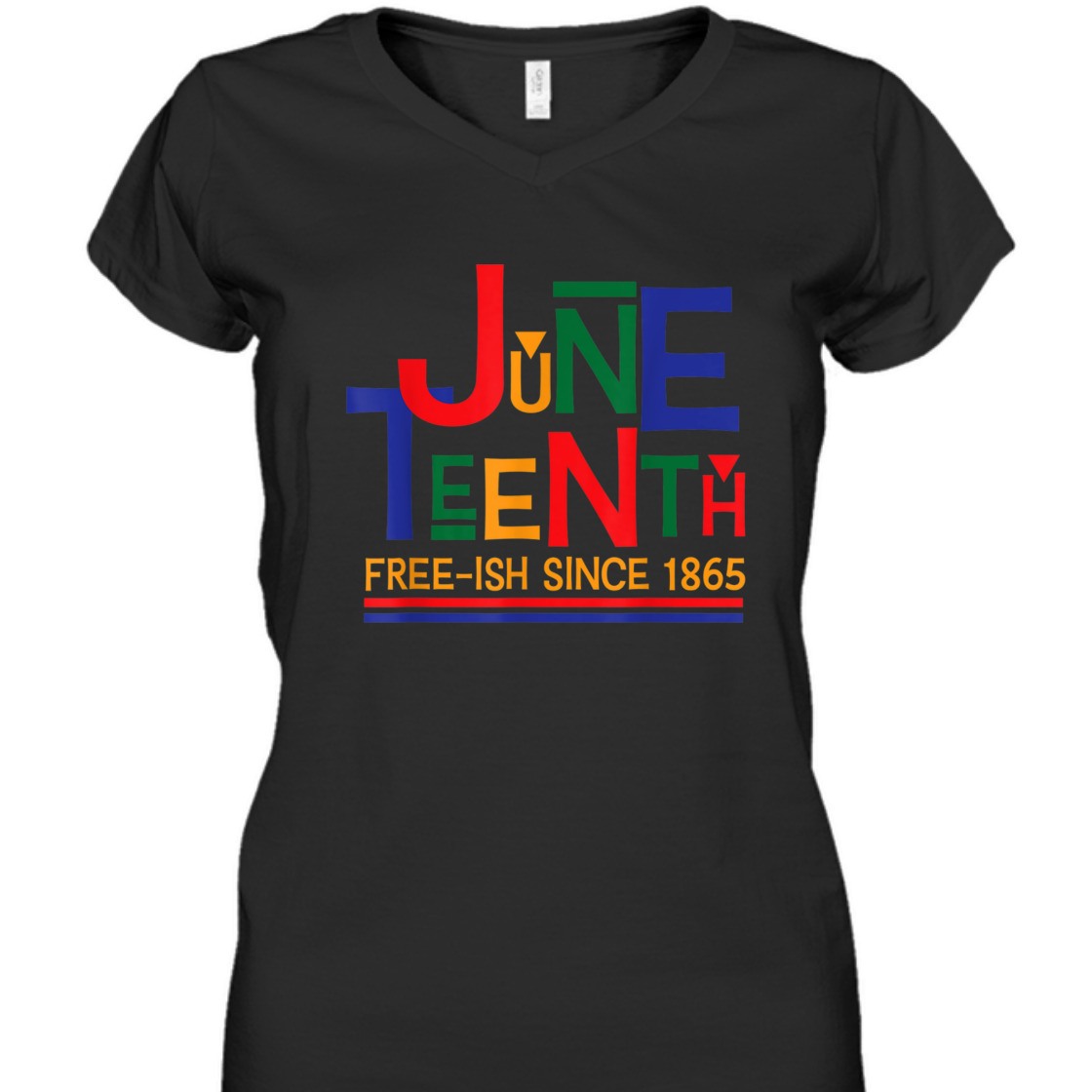 Strong Women Juneteenth Celebration Free-ish Since 1865 Retro T-Shirt Strong Women Juneteenth Celebration Free-ish Since 1865 Retro T-Shirt