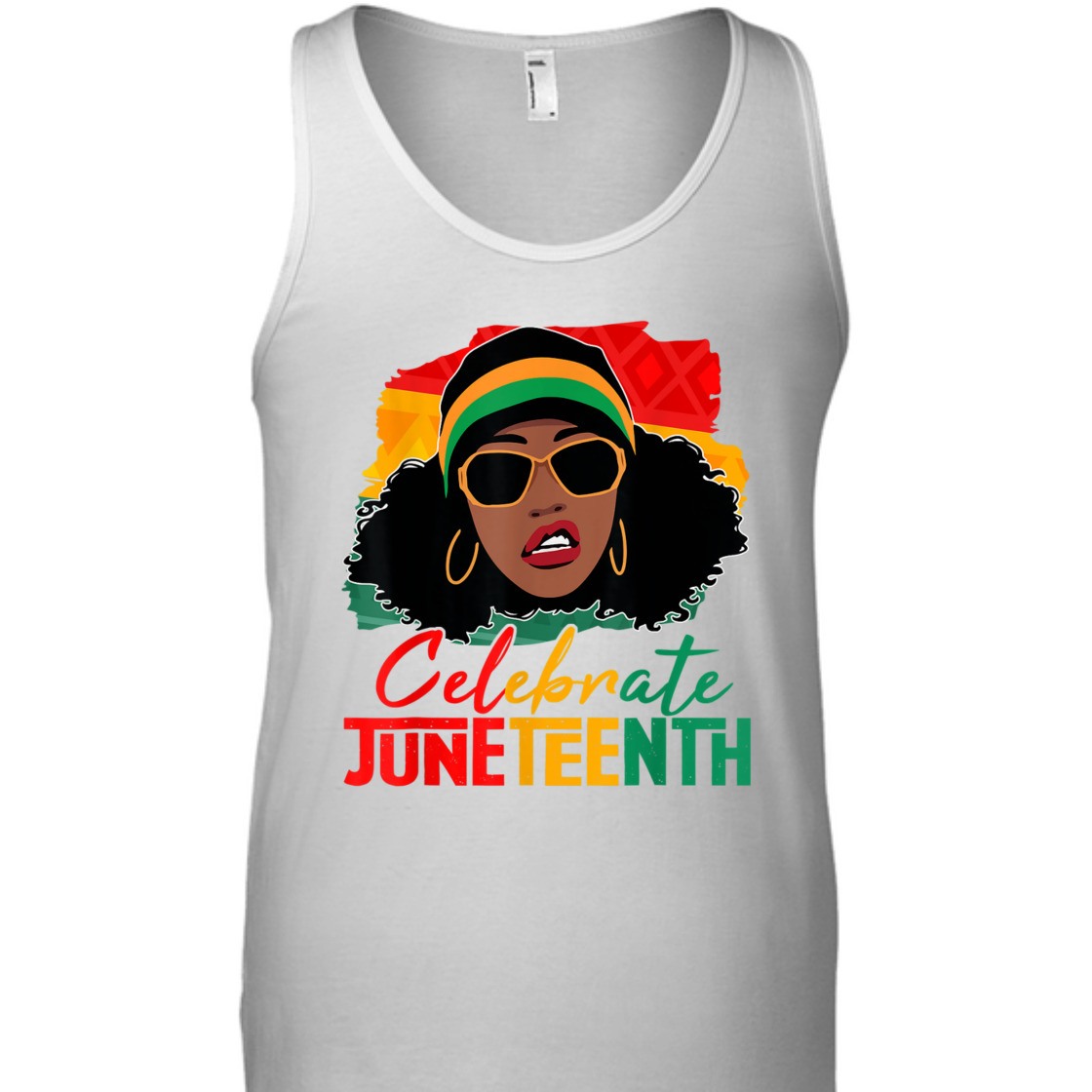 Strong Women Cute Black Messy Bun Girls Kids Juneteenth Celebrating 1865 T-Shirt