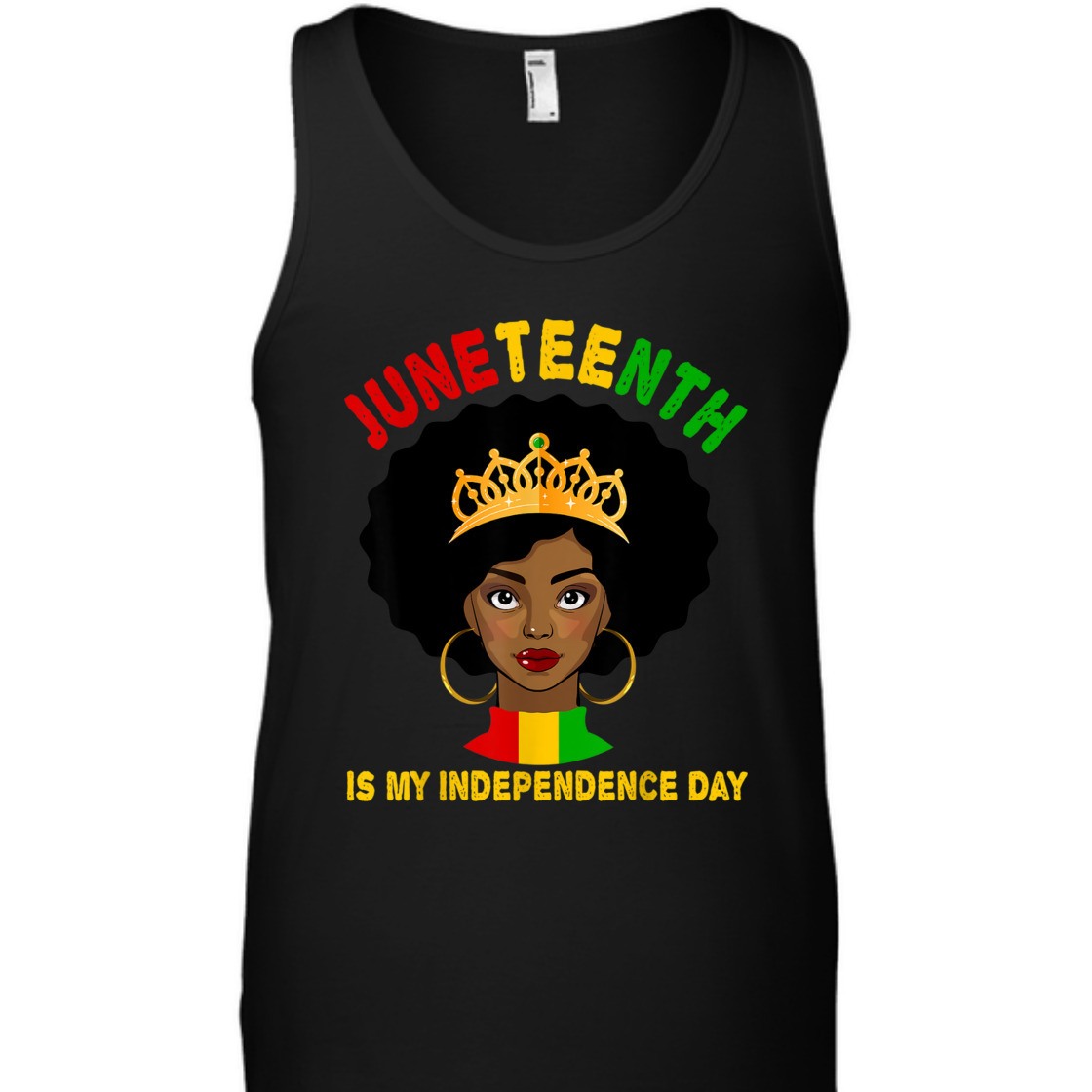 Strong Women Black Girl Black Queen Juneteenth Is My Independence Day T-Shirt
