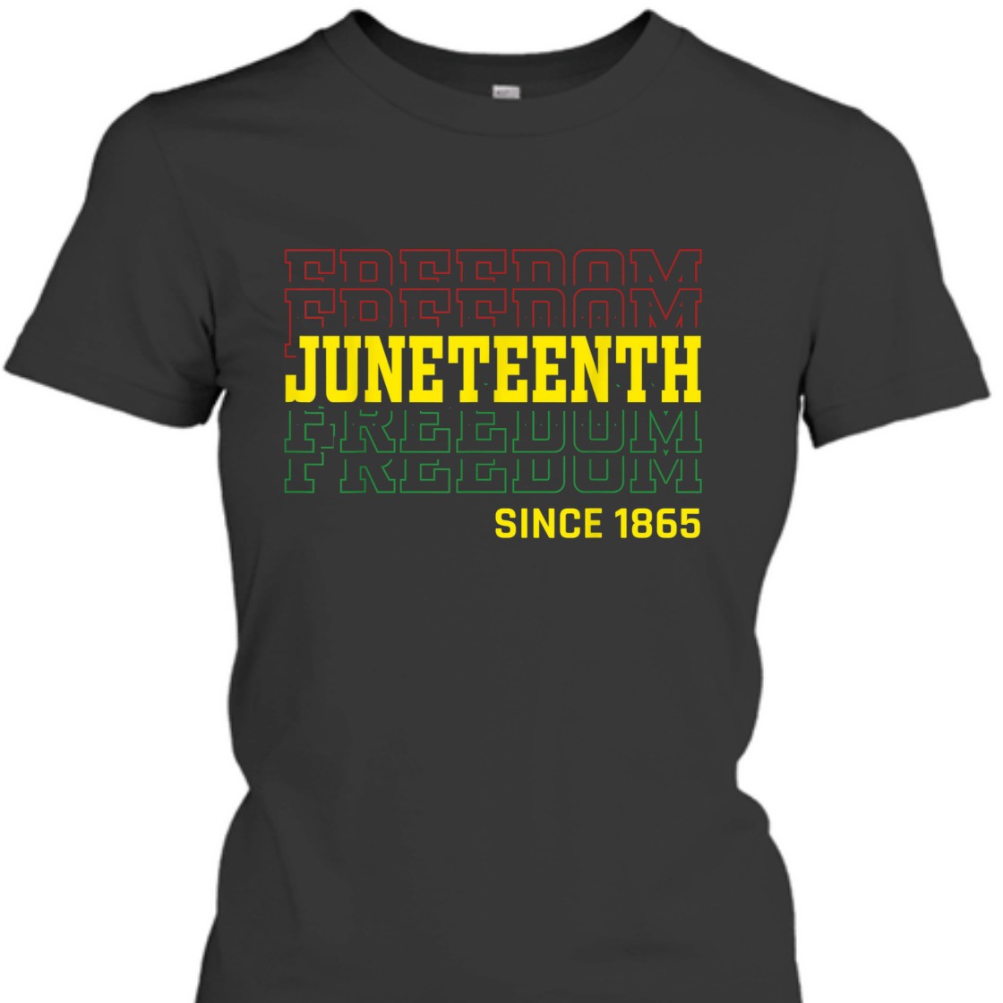 Strong Women Happy Juneteenth 1865 Black Pride Retro Black History Month T-Shirt