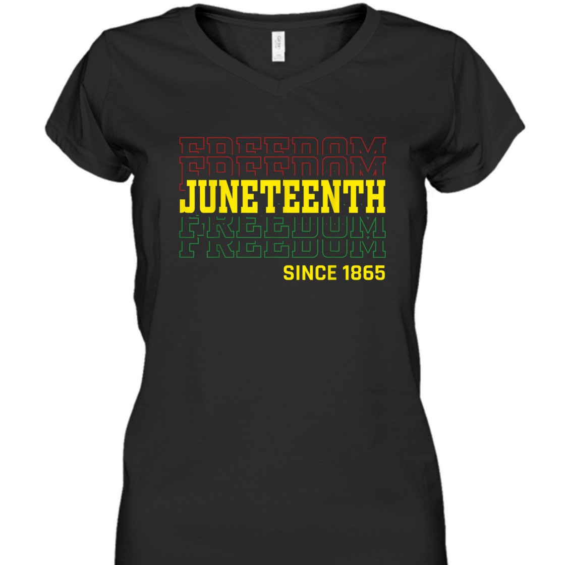 Strong Women Happy Juneteenth 1865 Black Pride Retro Black History Month T-Shirt
