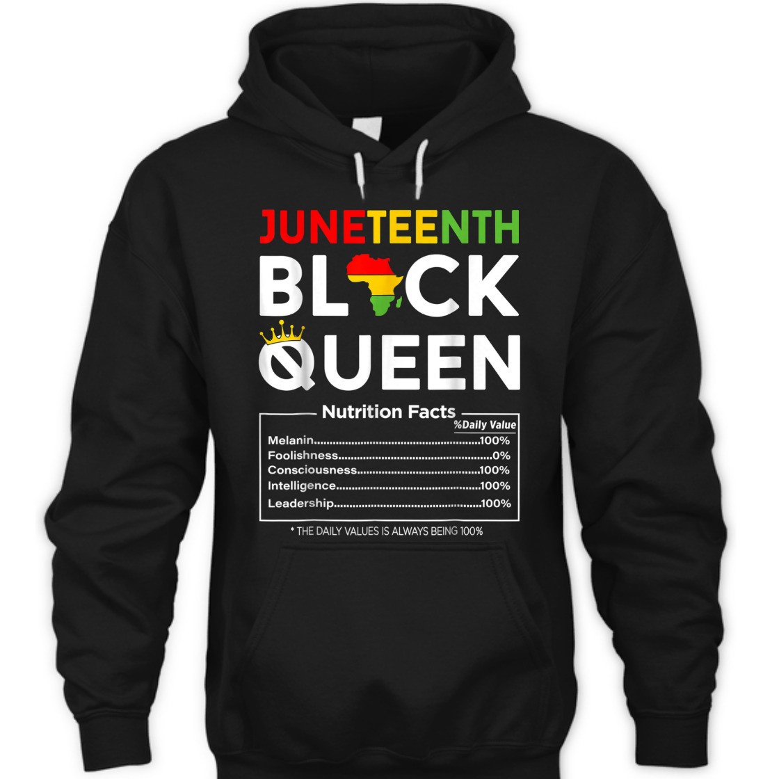 Strong Women Juneteenth Black Queen Nutritional Facts 4th Of July T-Shirt Strong Women Juneteenth Black Queen Nutritional Facts 4th Of July T-Shirt