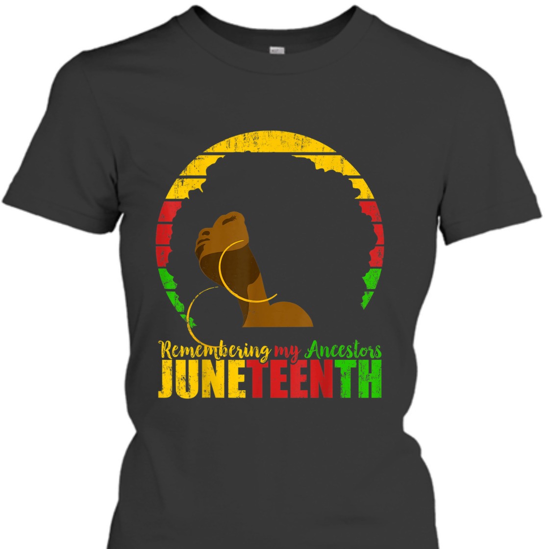 Strong Women Juneteenth Remembering My Ancestors Black Freedom T-Shirt Strong Women Juneteenth Remembering My Ancestors Black Freedom T-Shirt
