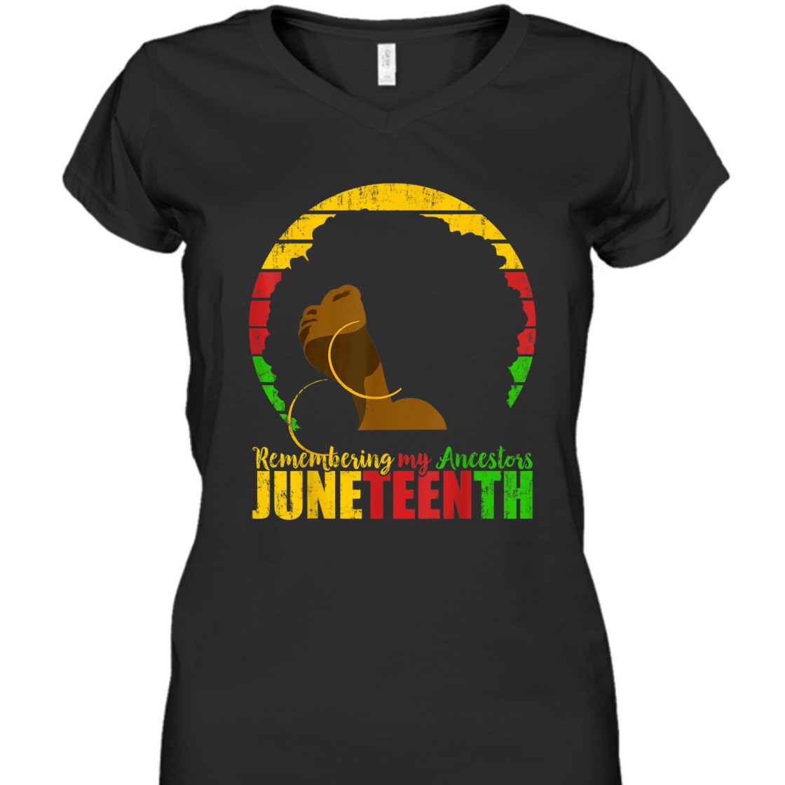 Strong Women Juneteenth Remembering My Ancestors Black Freedom T-Shirt Strong Women Juneteenth Remembering My Ancestors Black Freedom T-Shirt