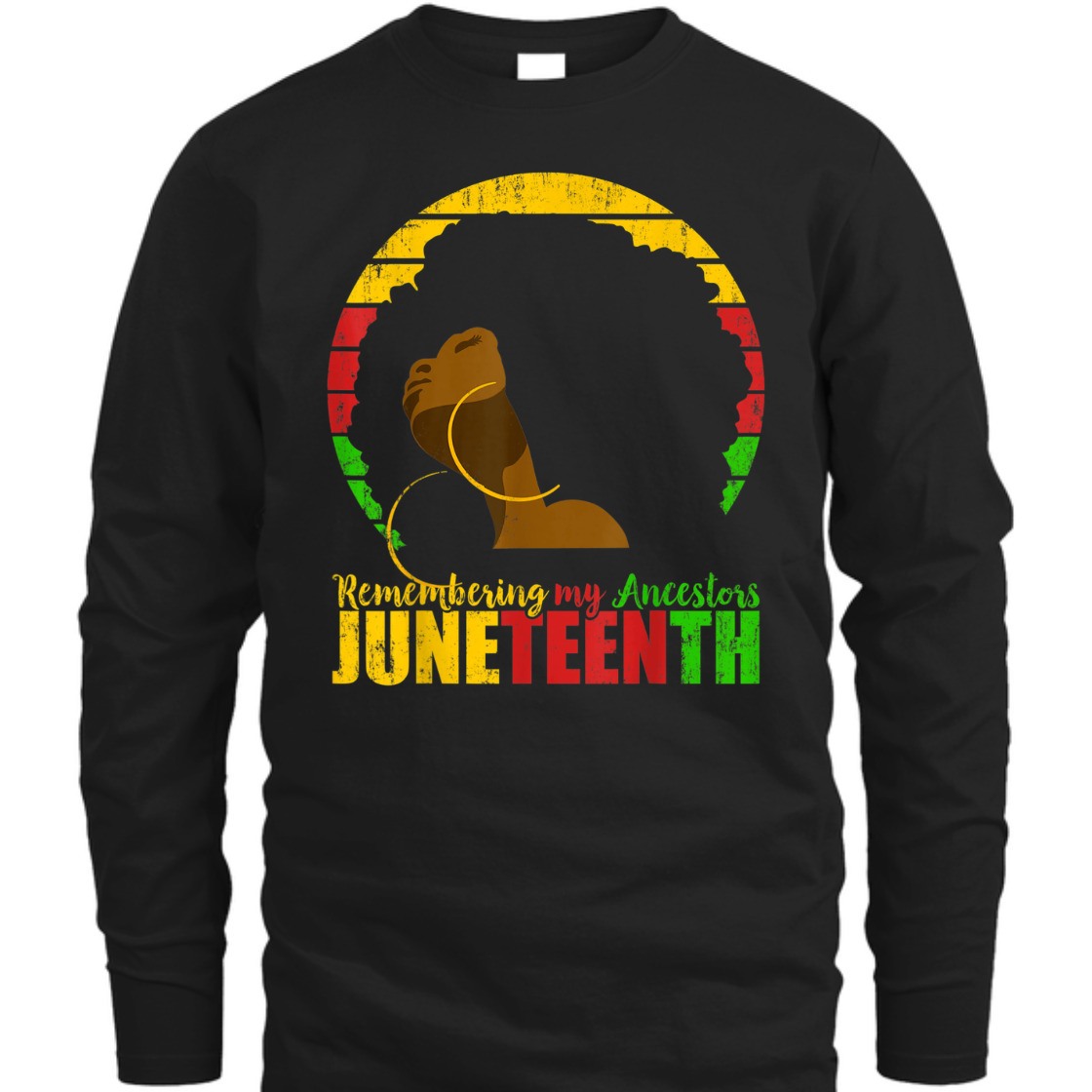 Strong Women Juneteenth Remembering My Ancestors Black Freedom T-Shirt Strong Women Juneteenth Remembering My Ancestors Black Freedom T-Shirt